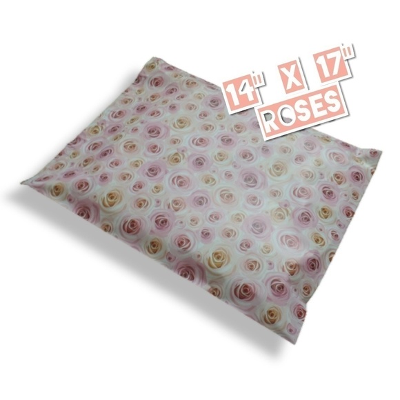 50 Roses Poly Mailers 14x17 - Picture 2 of 3
